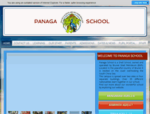 Tablet Screenshot of panagaschool.com
